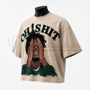 Camiseta Urbana con Diseño Personalizado, Camiseta de Algodón Oversize, Fabricante de Ropa OEM ODM - Product Image 3