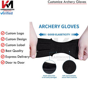 Lightweight Comfort Fit <b>Archery</b> <b>Glove</b> for Accurate Shooting High Quality Leather <b>Archery</b> <b>Glove</b> for Professional Archers - Product Image 2