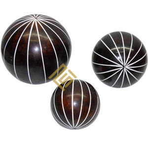 Nuevo diseño 2025 accesorios diseño antiguo venta al por mayor decoración de bolas de Metal decoración colorida moderna de lujo hogar de alta calidad - Product Image 5