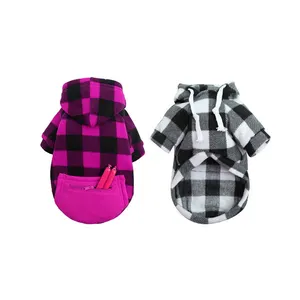 เสื้อมีฮู้ดสำหรับสุนัขเสื้อโค้ทกันฝนขนแกะแบบหรูหราฤดูหนาว - Product Image 1