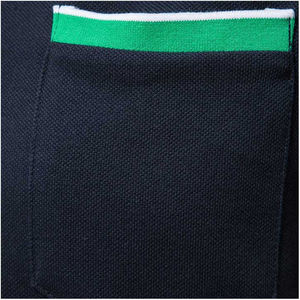 Tejido acanalado de manga corta elegante y cómodo para hombre para Polo, tela de lona de golf informal, servicio OEM y ODM - Product Image 4