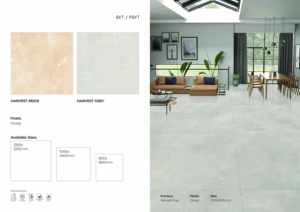 Carreaux de sol et de mur en porcelaine brillante 1200x1200, dalle de grand format tendance - Product Image 1