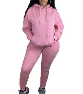 Pantalones de chándal personalizados y Sudadera con capucha logo Zip up algodón Diamante Algodón Chándal Mujeres Chándal Conjunto Rhinestone Chándal - Product Image 2