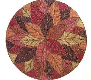 Embroidery <b>Seed</b> Beaded Placemat Handmade Beaded Sequined Placemat From India Handmade Placemat - Product Image 1