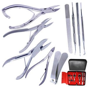 CE ISO Certified 7Pcs Manual Stainless Steel Podiatry Instruments <b>Kit</b> for Ingrowing <b>Nail</b> & Toe Surgery Hosanna Surgical - Product Image 2
