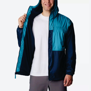 Échantillon gratuit Veste coupe-vent en toile avec broderie, respirante et imperméable pour hommes, design personnalisé OEM - Product Image 2