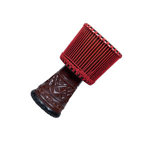 Djembes de caoba crudos hechos a mano, tambor tallado de 12 pulgadas, piel de oveja de 12 ''(diámetro 33 cm/altura 60 cm) ID;7296453 Solobeat - Product Image 2