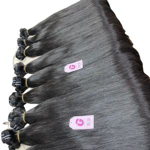 Extensions de cheveux Remy vietnamiens 28 pouces noir coloré Style Afro perruque Double extrémités dessinées profondes Double tresses crépues - Product Image 4