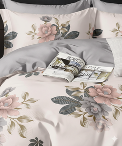 Good Quality Custom Home Textile Relaxed Washed Microfiber Woven Modern Printed Applique Bed Sheets Bedding Three Piece Set - Product Image 4