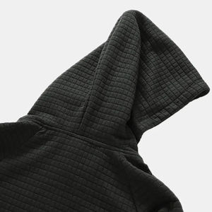 Sudaderas con capucha simples extragrandes de algodón de alta calidad para hombre, diseño personalizado, ropa de invierno negra teñida lisa - Product Image 2