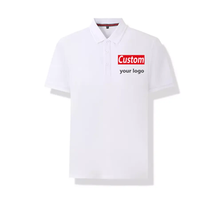 Polo suave cómodo de algodón 100% para hombre a la venta, nuevo diseño con patrón sólido personalizable - Product Image 6