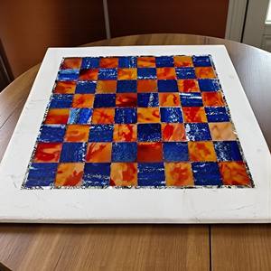 <b>Unique</b> White Marble <b>Chess</b> Board Hand Carved Design Carnelian and Lapis Lazuli Semi Precious Home Decoration <b>Chess</b> <b>Set</b> Christmas - Product Image 3