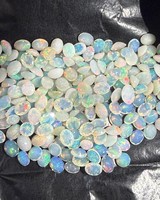 Pierres taillées d'opale éthiopienne naturelle 137 Ct et opale de feu multicolore en vrac pour la fabrication de bijoux, pierre précieuse d'opale en vrac