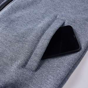 ¡Novedad de 2025! Sudaderas con cremallera en blanco con logotipo personalizado de alta calidad para entrenamiento físico, sudaderas con capucha para hombre, sudaderas de algodón y poliéster para hombre - Product Image 4