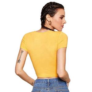 Camisetas de Algodón para Mujer, Ropa Deportiva con Logotipo Personalizado, Camiseta de Alta Calidad para Mujer 2026 - Product Image 3