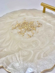 ถาดเรซิ่นตกแต่งหลากสี รูปทรงสี่เหลี่ยมผืนผ้า ของตกแต่งบ้าน ถาดเรซิ่นคุณภาพสูง - Product Image 4