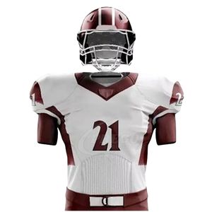 Maillot de football américain 100 % polyester respirant, grande taille, impression de logo personnalisé, vêtements d'équipe, vêtements de sport - Product Image 4