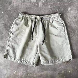 Shorts en toile décontractés pour hommes, taille mi-haute, motif uni, vêtements de sport d'été, séchage rapide, haute qualité, service OEM - Product Image 6