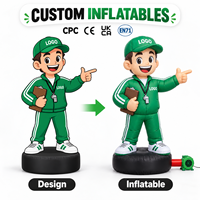 Mascotte gonflable publicitaire personnalisée pour événements promotionnels en supermarché et commerce de détail