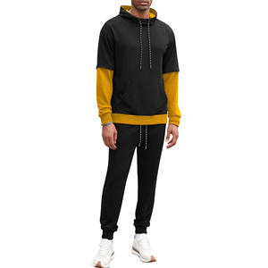 Streetwear personnalisé Ensemble 2 pièces en coton et polyester épais Ensembles de jogging Combinaisons de survêtement à jambe droite Pantalons de survêtement à capuche Survêtements - Product Image 6
