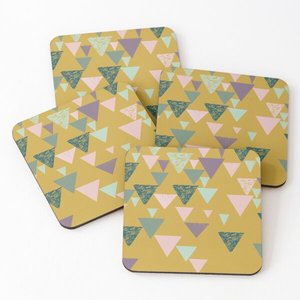 Acacia Wood Walnut Cup Mat Wooden Drink Coaster Enamel Print coaster for Home Customized Design Kitchen Wooden coaster Mat - Product Image 3