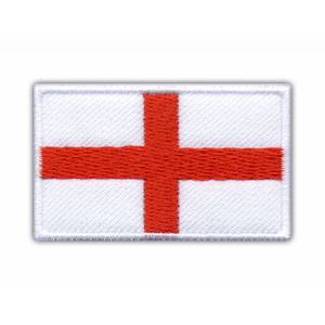 Inglaterra bandera bordada hierro coser en parche Reino Unido inglés camisa insignia - Product Image 6