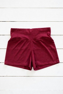 Shorts de Yoga de Algodón Suave, Elásticos, de Cintura Alta, Cómodos para Entrenamiento Físico - Product Image 2