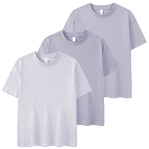 Camiseta transpirable 100% algodón Jersey Color liso Delgado manga corta precio barato TEE fabricante Bangladesh - Product Image 1