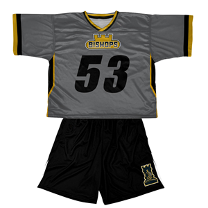 Sublimated Design Printed Lacrosse Uniform For Custom Your Own Brand Logo Short Sleeve Sets With 100% Polyester Fabric - Product Image 4