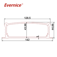 Boîtier en aluminium anodisé 142*44.5mm Boîtiers d'instruments électroniques en métal Boîtier PCB Boîte de jonction