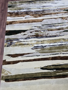 ชุดพรมผ้าฝ้ายแบบห่วงตัดด้วยมือดีไซน์ทันสมัยพรมแฮนด์เมดสำหรับห้องนั่งเล่น - Product Image 6