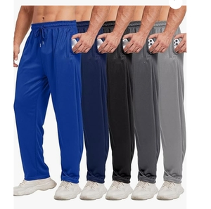 BD personnalisé de haute qualité survêtement pantalons de survêtement pour hommes décontracté Oxford tissu Vintage décoration taille moyenne avant plat pour temps froid - Product Image 1