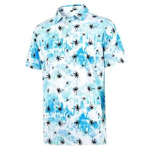 Trendy Summer Vacation Graphic Digital Printed T-Shirt for Men Palm Tree Beach Print Tee <b>Top</b> 2025 - Product Image 4