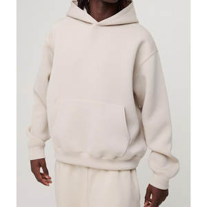 Sweat-shirt à capuche en molleton de coton respirant pour homme, personnalisé avec logo, haute qualité, brodé, uni, collection hiver 2026 - Product Image 1