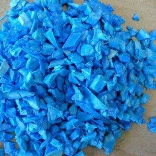 Giá Rẻ Cung cấp HDPE trống màu xanh regrind/HDPE trống màu xanh Flakes/HDPE trống màu xanh phế liệu