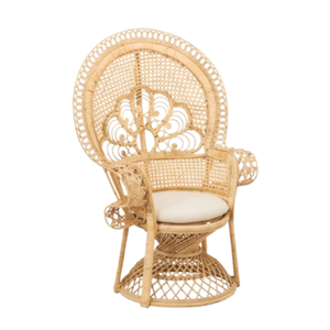 Rotin rond canne canapé chaises paon fauteuil pour salon meubles maison jardin Design populaire à vendre - Product Image 5