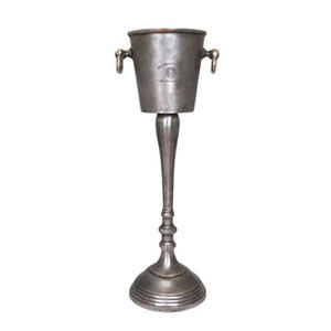 Black Nickle Exclusive Hand Crafts Wine <b>Ice</b> <b>Bucket</b> Stand or Wine Cooler Stand Hot <b>Sale</b> Made in India - Product Image 2