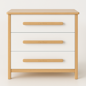 Tocador de madera 3, desmontaje de muebles de paquete plano, fabricante de Vietnam, acabado a base de agua no tóxico, Construcción fuerte - Product Image 1