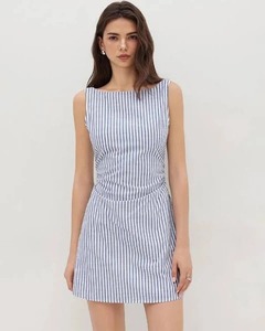 Robe d'été sans manches de style indien fait à la main pour femmes à la mode 100% coton tenue de fête en vente - Product Image 3