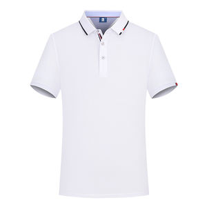 Polo pour hommes à manches courtes couleur unie T-shirt de qualité supérieure et high-tech décontracté mode couture polo pour hommes avec logo - Product Image 5