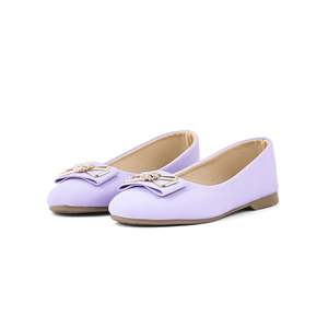 Bombas formales de media pantorrilla moradas para niñas KD0964 - Product Image 3