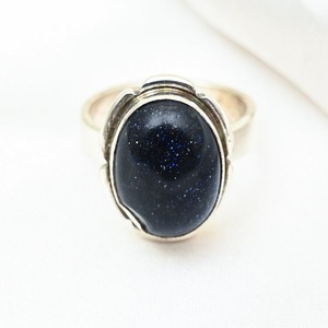 Anillo clásico de plata sólida 925, joyería para mujer, Plata de Ley 925, piedra solar, piedra preciosa, estilo bohemio, anillo hecho a mano, regalo para mamá - Product Image 3