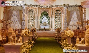 Stylish Silver Polish FRP <b>Frame</b> for <b>Wedding</b> Medallion Top <b>Wedding</b> Stage Backdrop <b>Frames</b> <b>Wedding</b> Stage Frp Carved <b>Frames</b> USA - Product Image 4