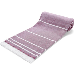 Premium doux coton turc Hammam Fouta serviette léger séchage rapide absorbant bain Wrap Spa voyage pique-nique couverture Yoga utilisation - Product Image 5
