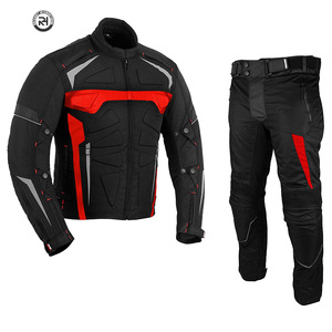 Traje de Motociclismo de Carreras de Manga Larga Transpirable de Alta Calidad Personalizado, Conjunto de Una Pieza de Cuero, Chaqueta Textil y Pantalón ROCKHINT para Hombre - Product Image 1