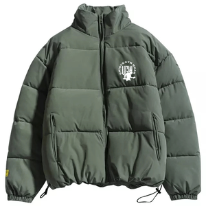 Veste d'hiver matelassée pour homme de haute qualité, épaisse, chaude, rembourrée, mi-lourde, à capuche amovible, imperméable et respirante - Product Image 1