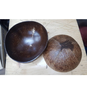 Bol jetable écologique en coque de noix de coco, livraison rapide, artisanat naturel, cuisine à domicile, style bohème, impression de logo personnalisée - Product Image 1