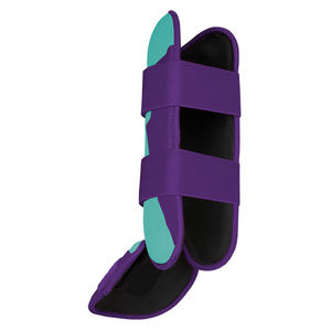 Protège-tibias de baseball en cuir finition mate, fermeture auto-agrippante réglable, protection professionnelle légère, design moderne et élégant - Product Image 5