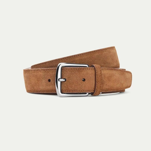 Ceinture en daim ForestVelvet, texture profonde, aspect naturel, garde-robe digne d'une collection exclusive de Divine International - Product Image 1