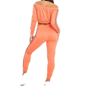 Conjunto deportivo de dos piezas para mujer, atuendo informal, tela suave y cómoda para uso diario, uso en el hogar y estilo urbano - Product Image 6